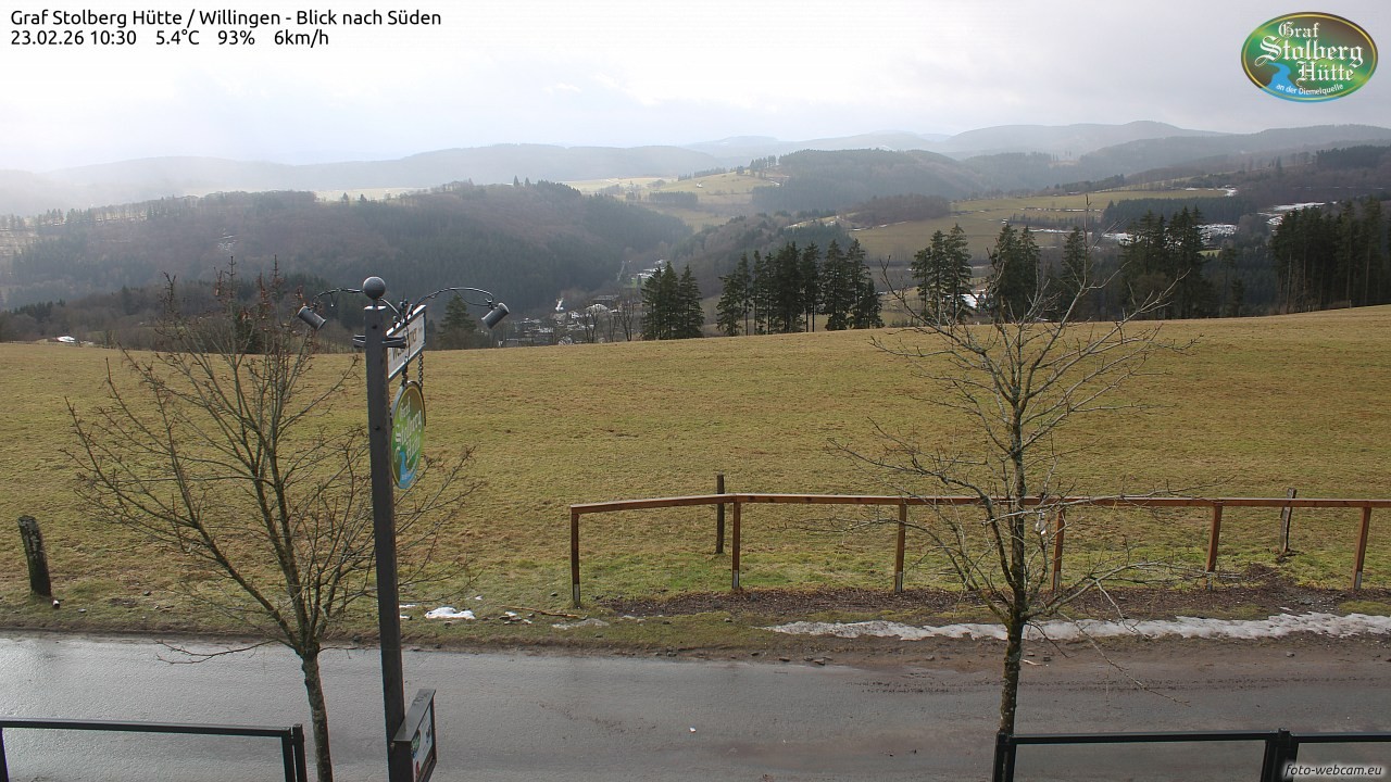 Archived image Webcam Mountain Hut Graf Stolberg near Willingen