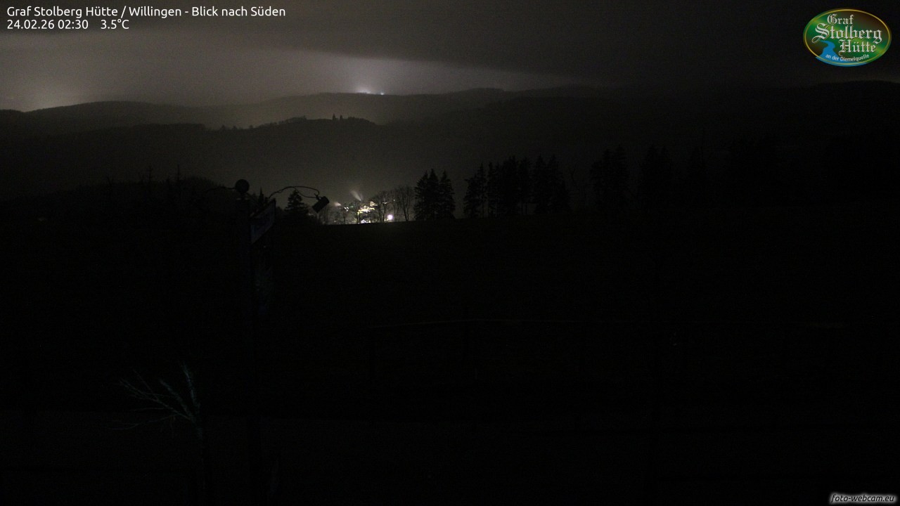 Archiv Foto Webcam Willingen: Graf Stolberg Hütte bei Usseln