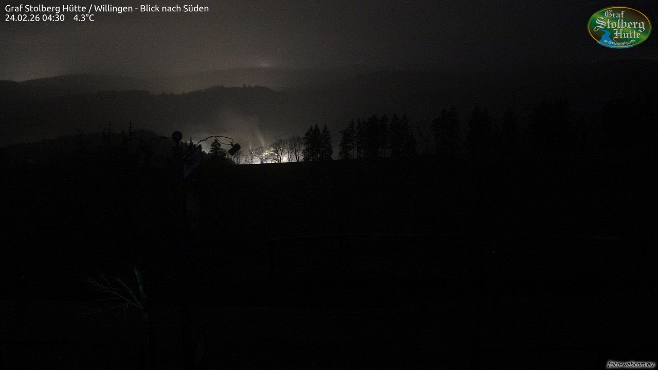 Archiv Foto Webcam Willingen: Graf Stolberg Hütte bei Usseln