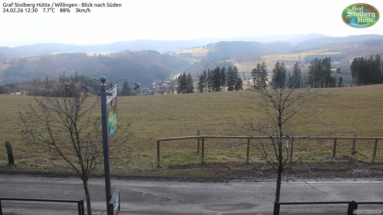 Archiv Foto Webcam Willingen: Graf Stolberg Hütte bei Usseln