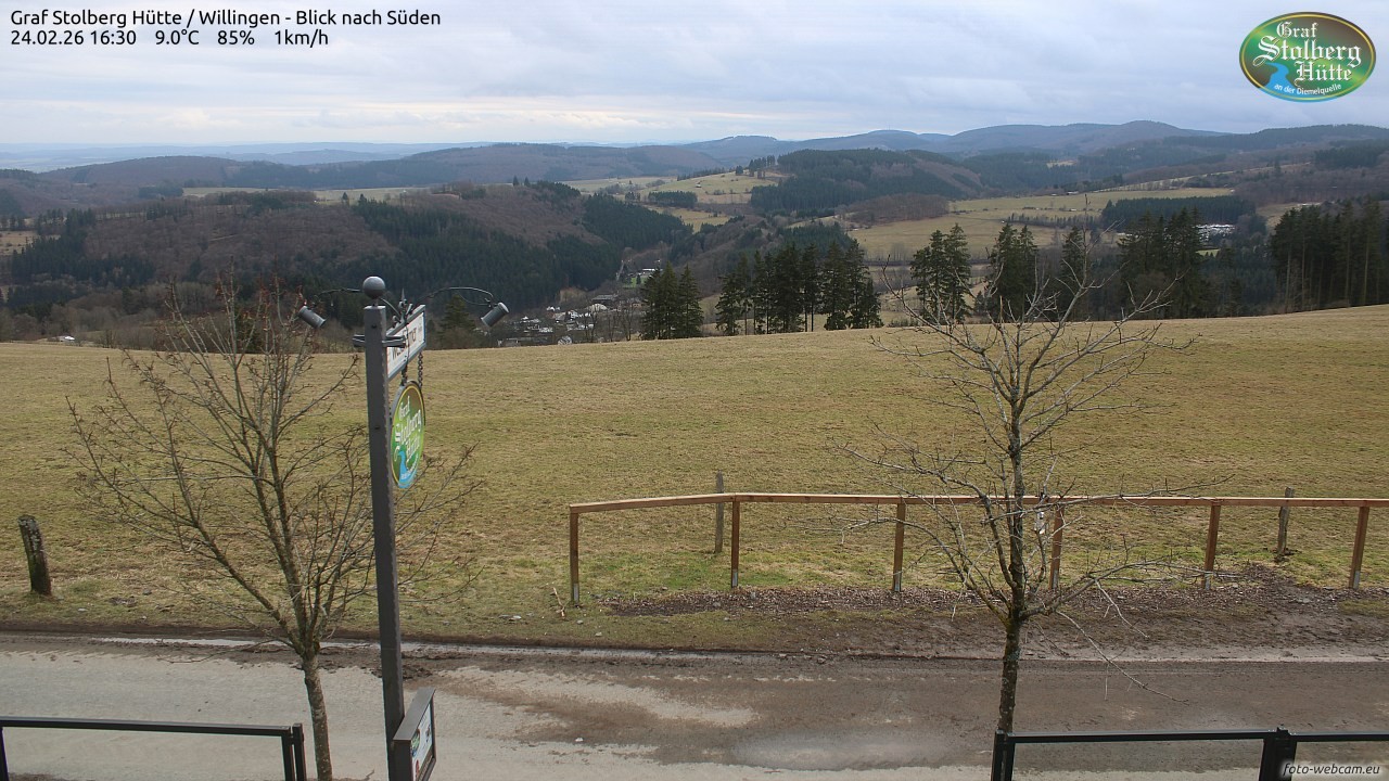 Archiv Foto Webcam Willingen: Graf Stolberg Hütte bei Usseln