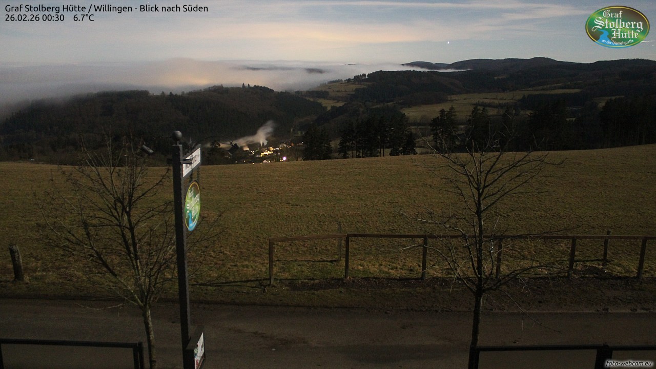 Archived image Webcam Mountain Hut Graf Stolberg near Willingen