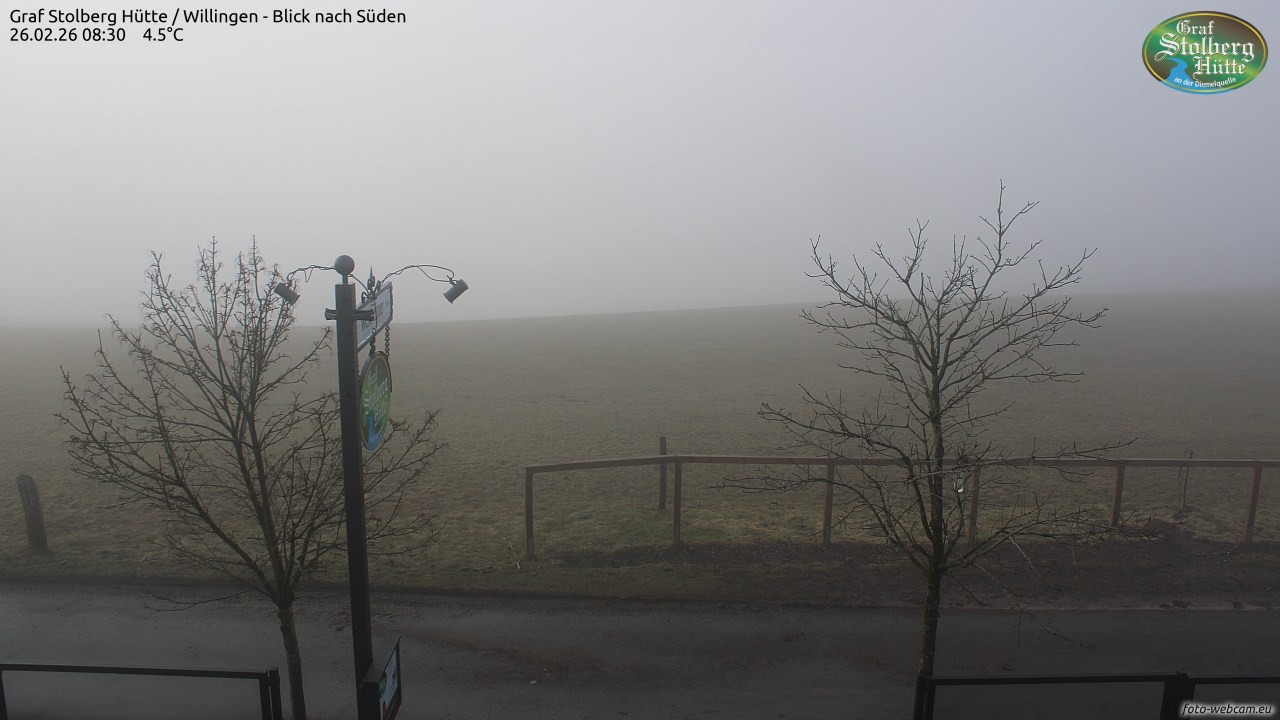 Archived image Webcam Mountain Hut Graf Stolberg near Willingen