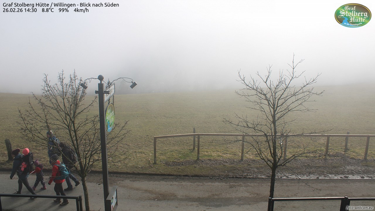 Archived image Webcam Mountain Hut Graf Stolberg near Willingen