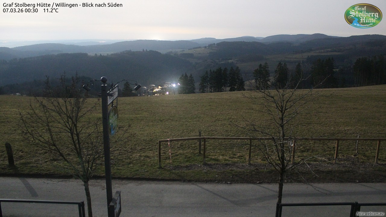 Archiv Foto Webcam Willingen: Graf Stolberg Hütte bei Usseln