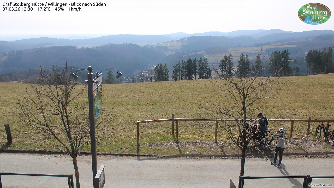 Archiv Foto Webcam Willingen: Graf Stolberg Hütte bei Usseln