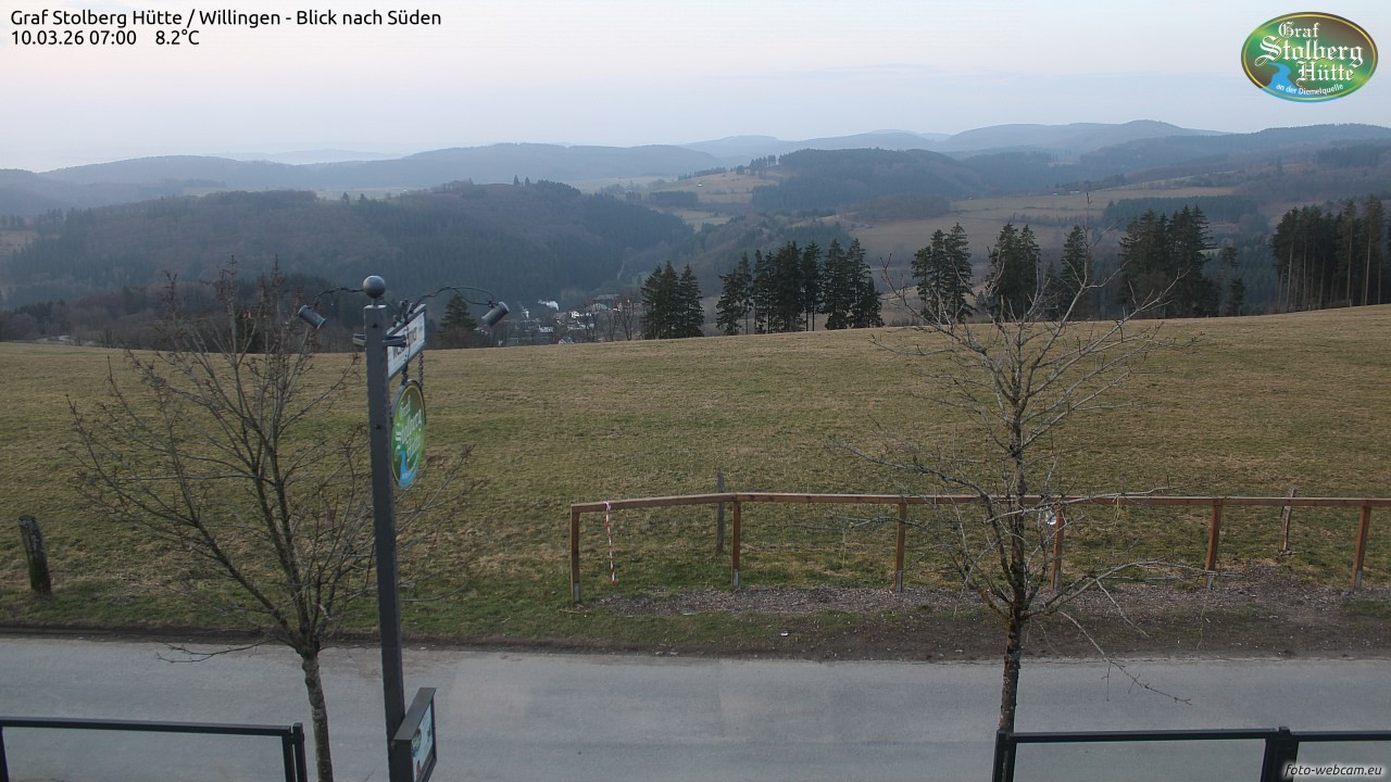 Archiv Foto Webcam Willingen: Graf Stolberg Hütte bei Usseln