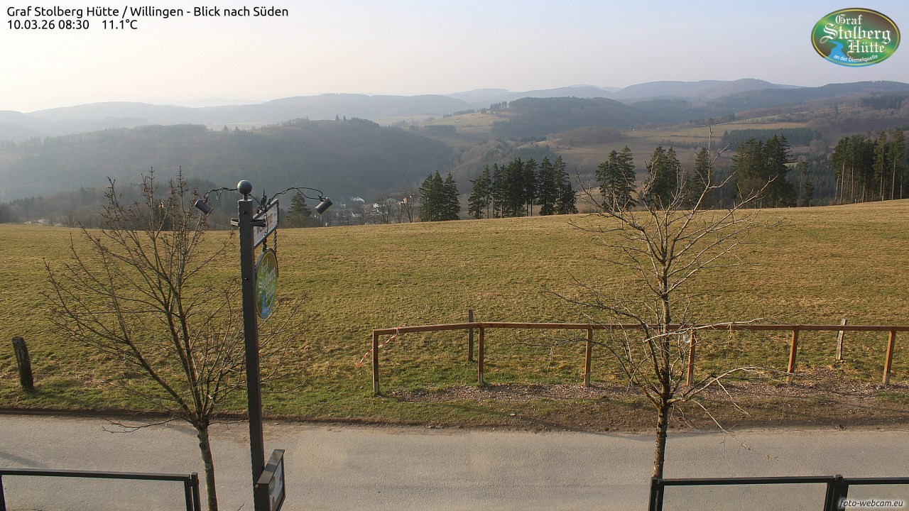 Archiv Foto Webcam Willingen: Graf Stolberg Hütte bei Usseln