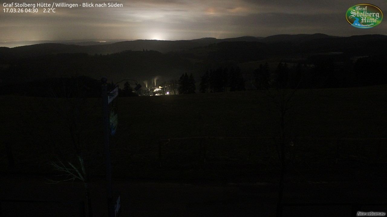 Archiv Foto Webcam Willingen: Graf Stolberg Hütte bei Usseln