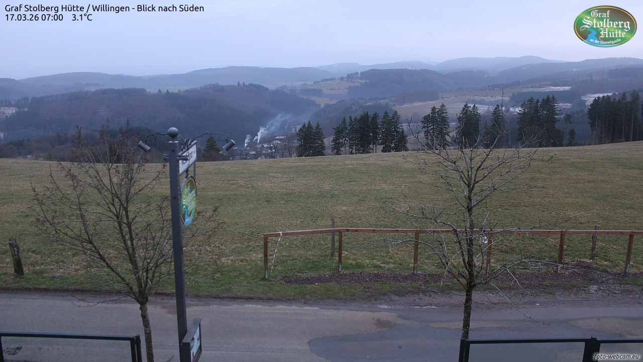 Archiv Foto Webcam Willingen: Graf Stolberg Hütte bei Usseln