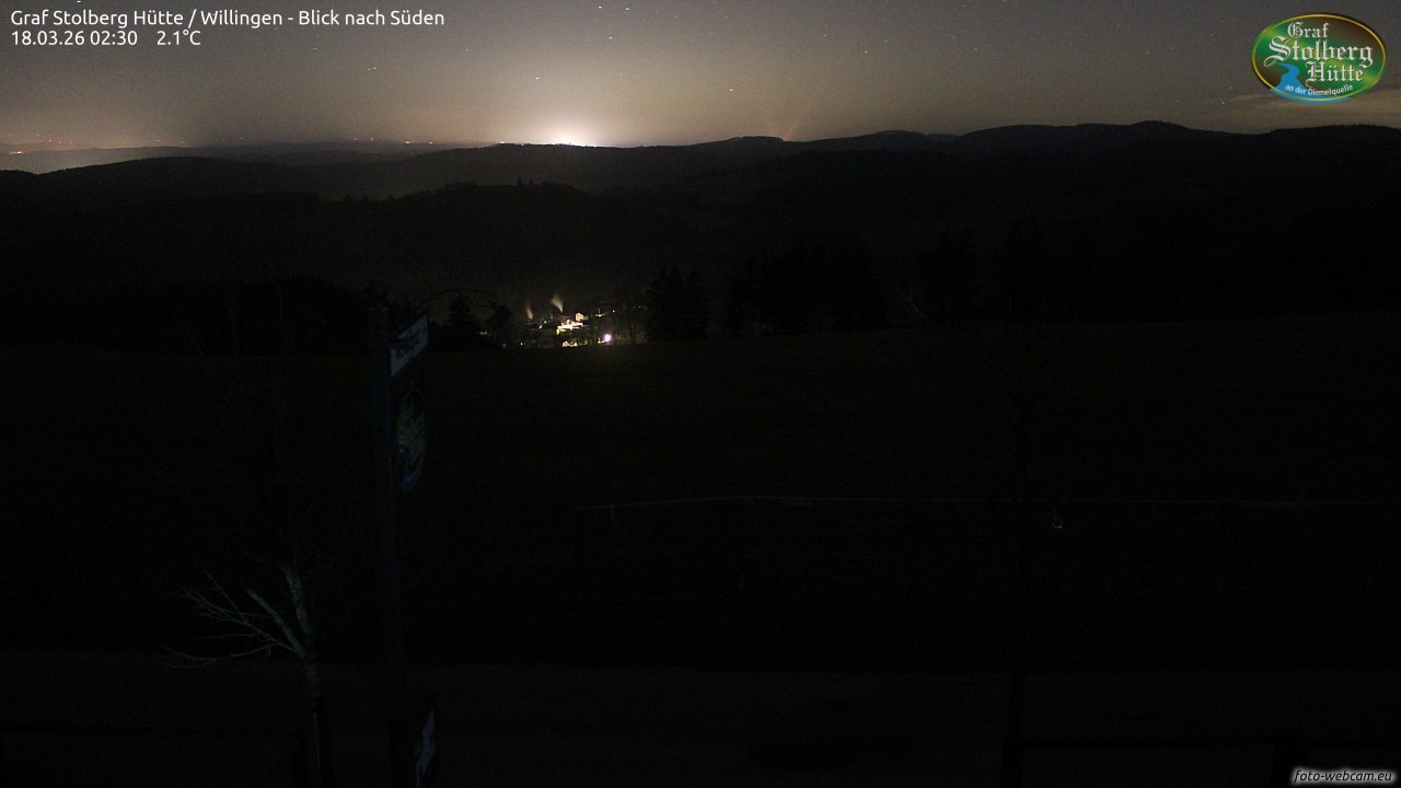 Archived image Webcam Mountain Hut Graf Stolberg near Willingen