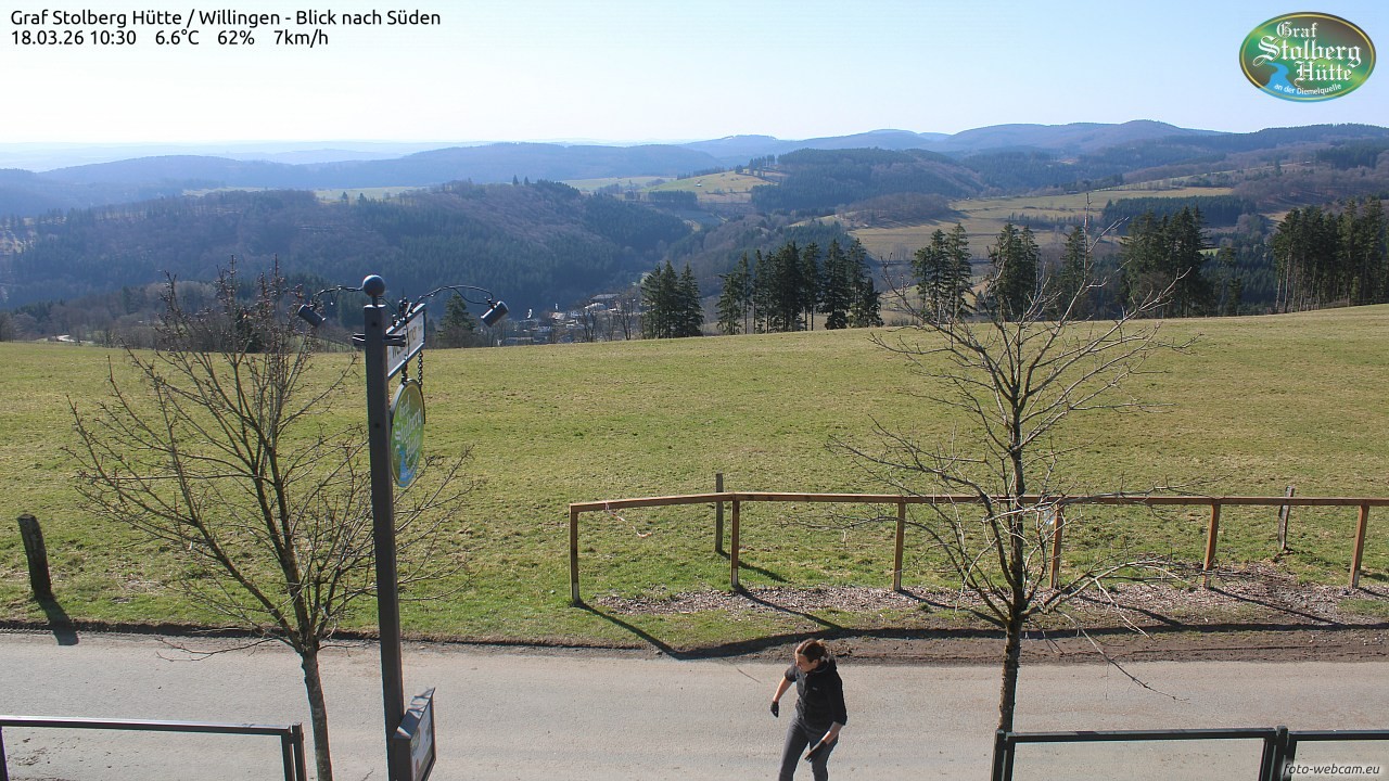 Archived image Webcam Mountain Hut Graf Stolberg near Willingen
