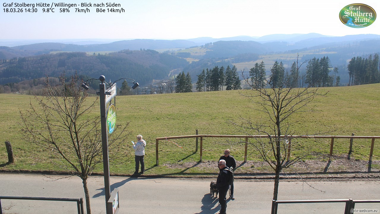 Archived image Webcam Mountain Hut Graf Stolberg near Willingen