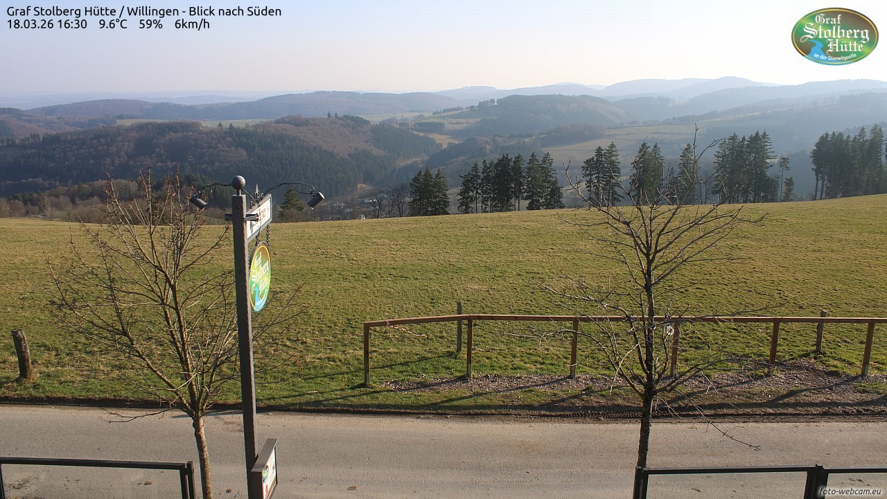 Archived image Webcam Mountain Hut Graf Stolberg near Willingen