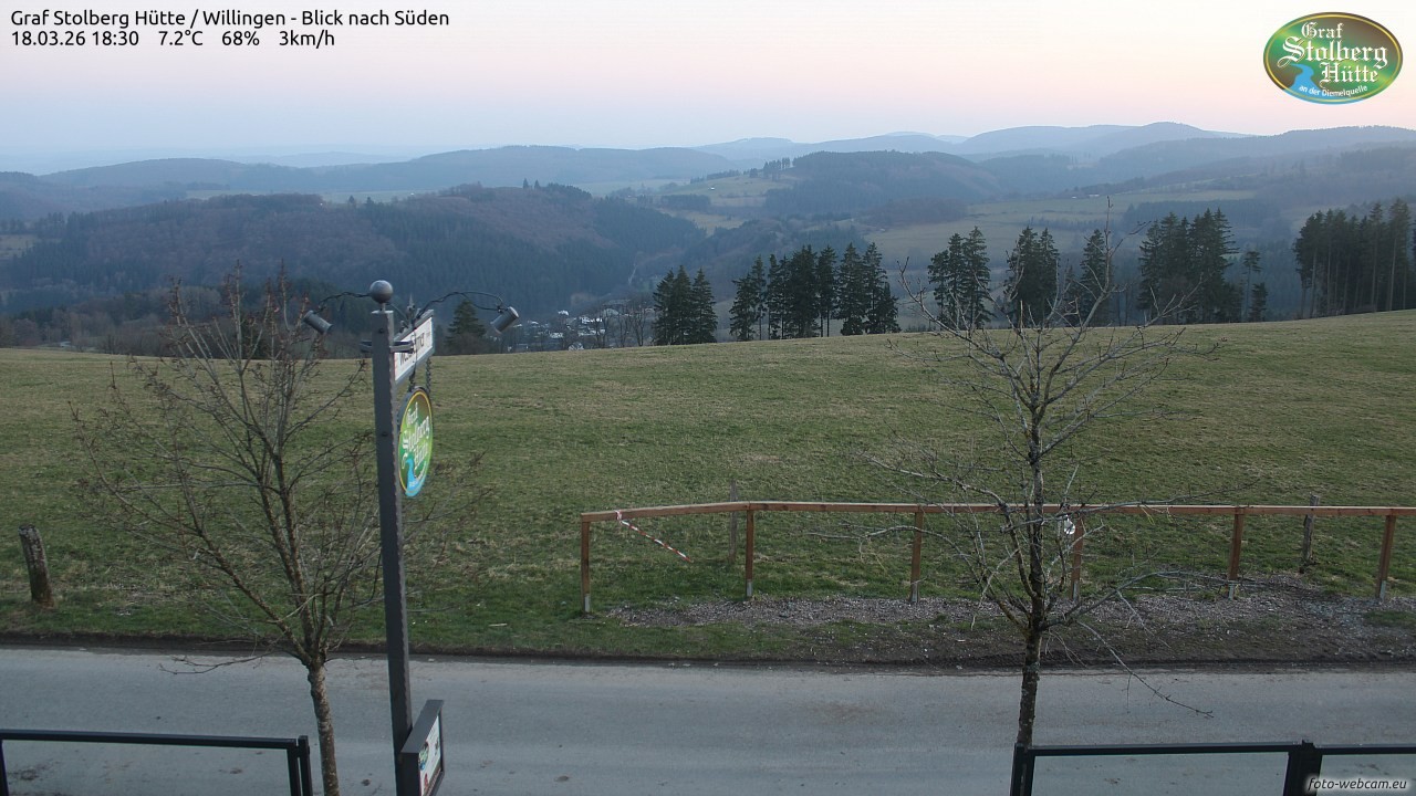 Archived image Webcam Mountain Hut Graf Stolberg near Willingen