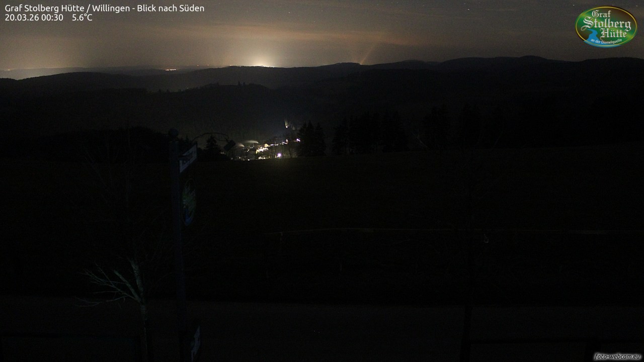 Archived image Webcam Mountain Hut Graf Stolberg near Willingen
