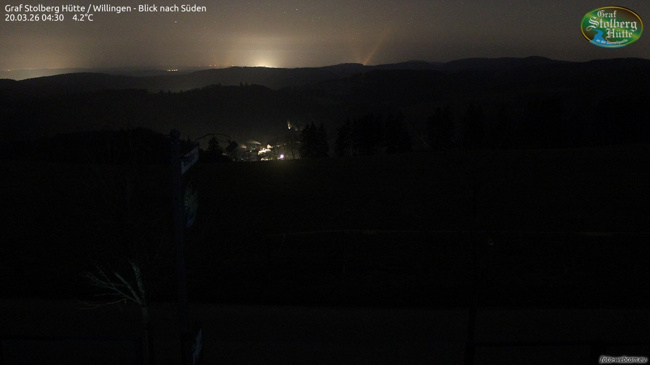 Archiv Foto Webcam Willingen: Graf Stolberg Hütte bei Usseln