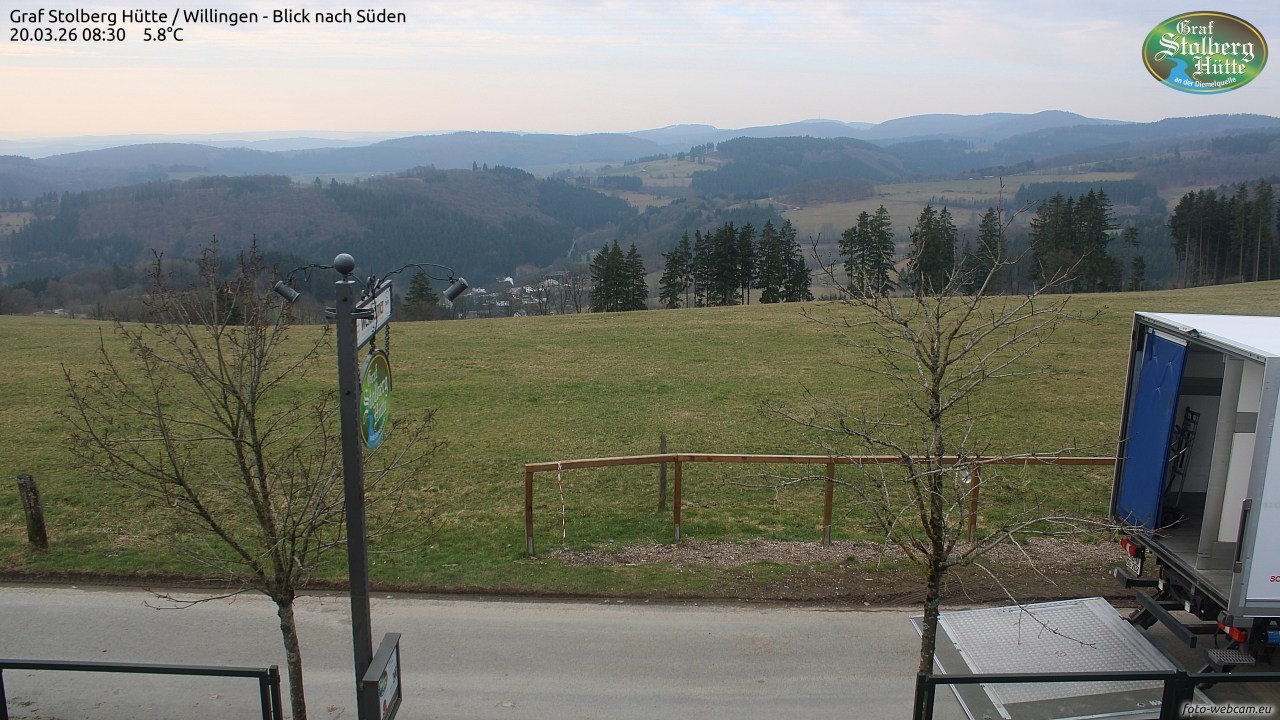 Archiv Foto Webcam Willingen: Graf Stolberg Hütte bei Usseln