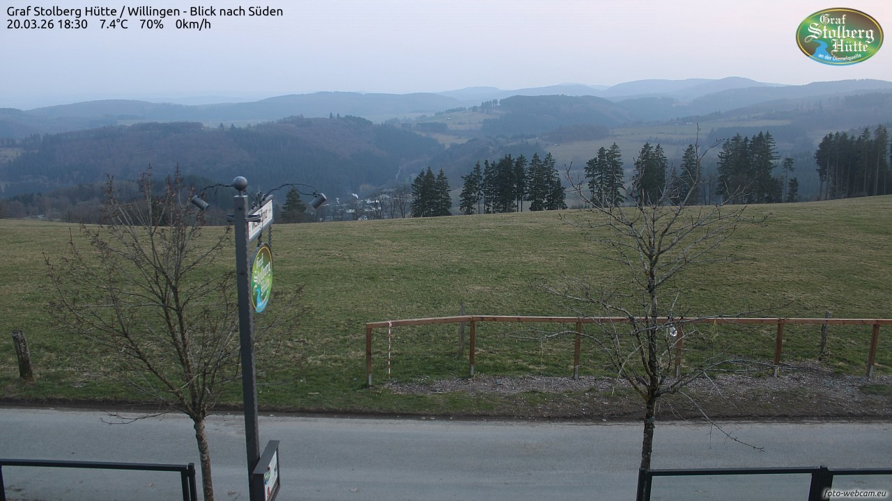 Archiv Foto Webcam Willingen: Graf Stolberg Hütte bei Usseln