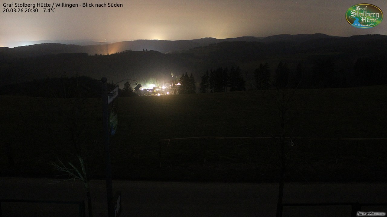 Archived image Webcam Mountain Hut Graf Stolberg near Willingen