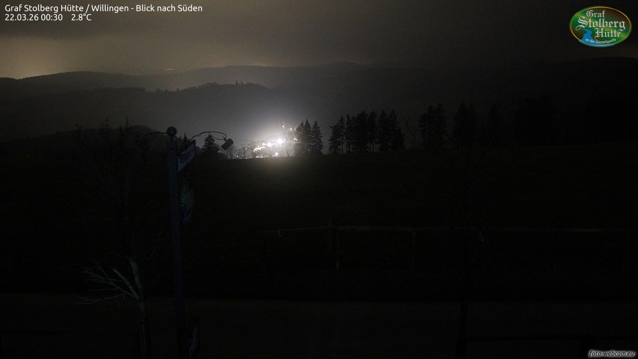 Archiv Foto Webcam Willingen: Graf Stolberg Hütte bei Usseln