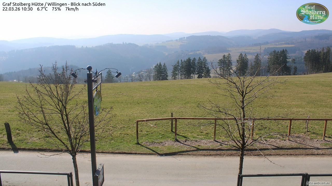 Archiv Foto Webcam Willingen: Graf Stolberg Hütte bei Usseln