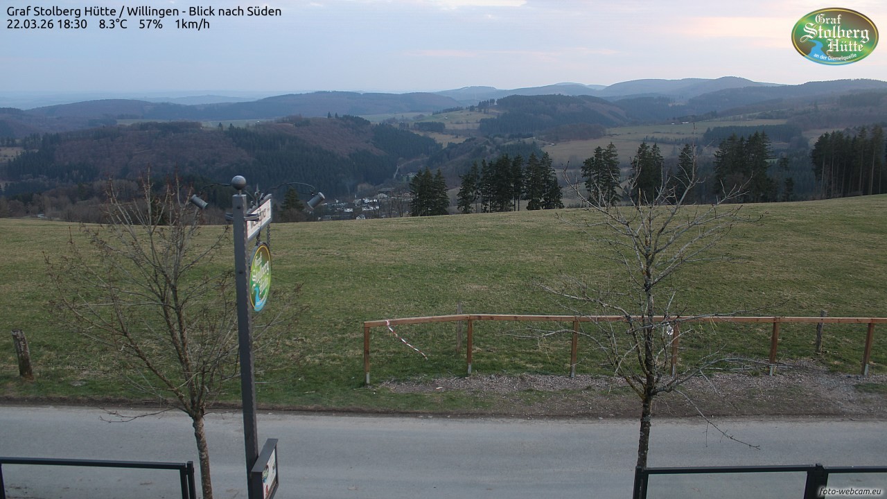 Archived image Webcam Mountain Hut Graf Stolberg near Willingen