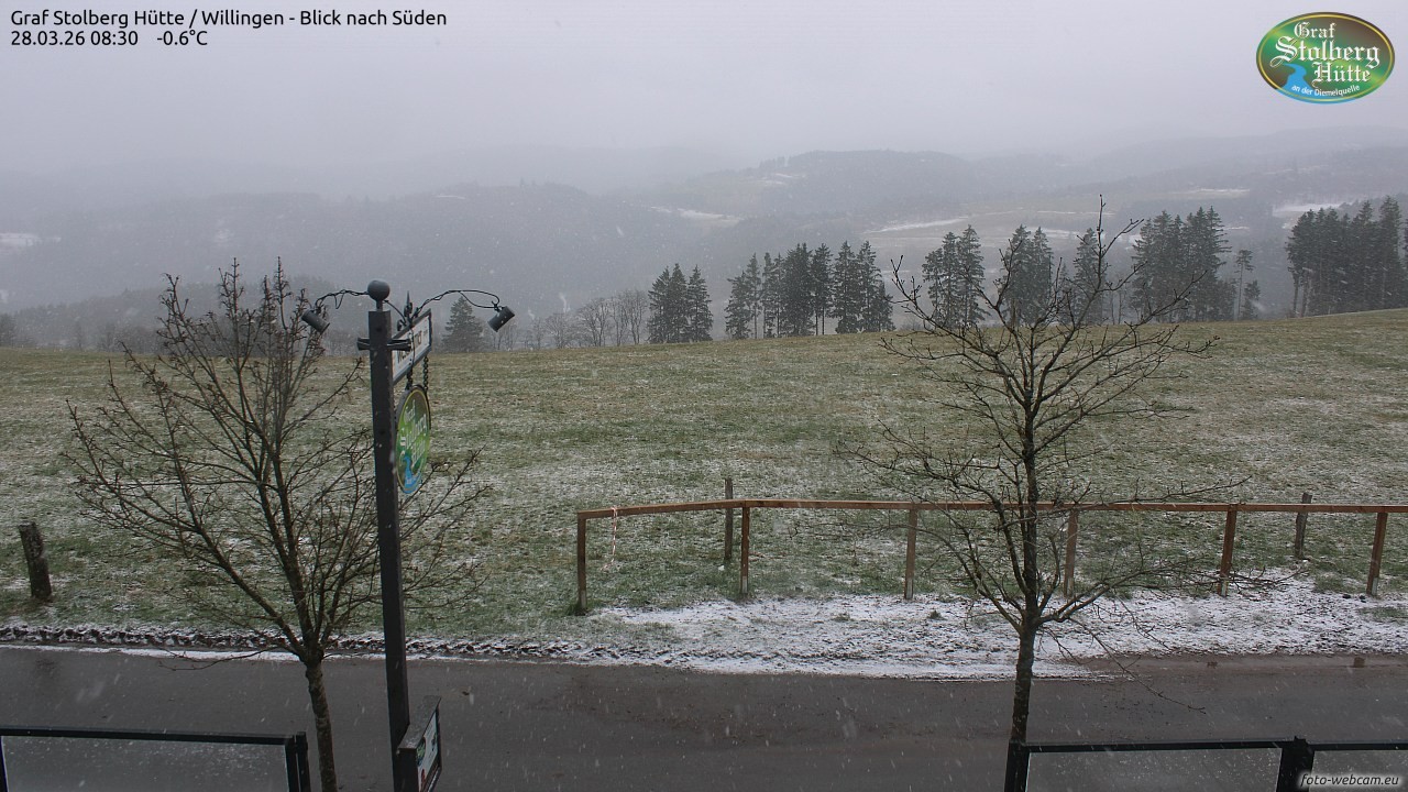 Archived image Webcam Mountain Hut Graf Stolberg near Willingen