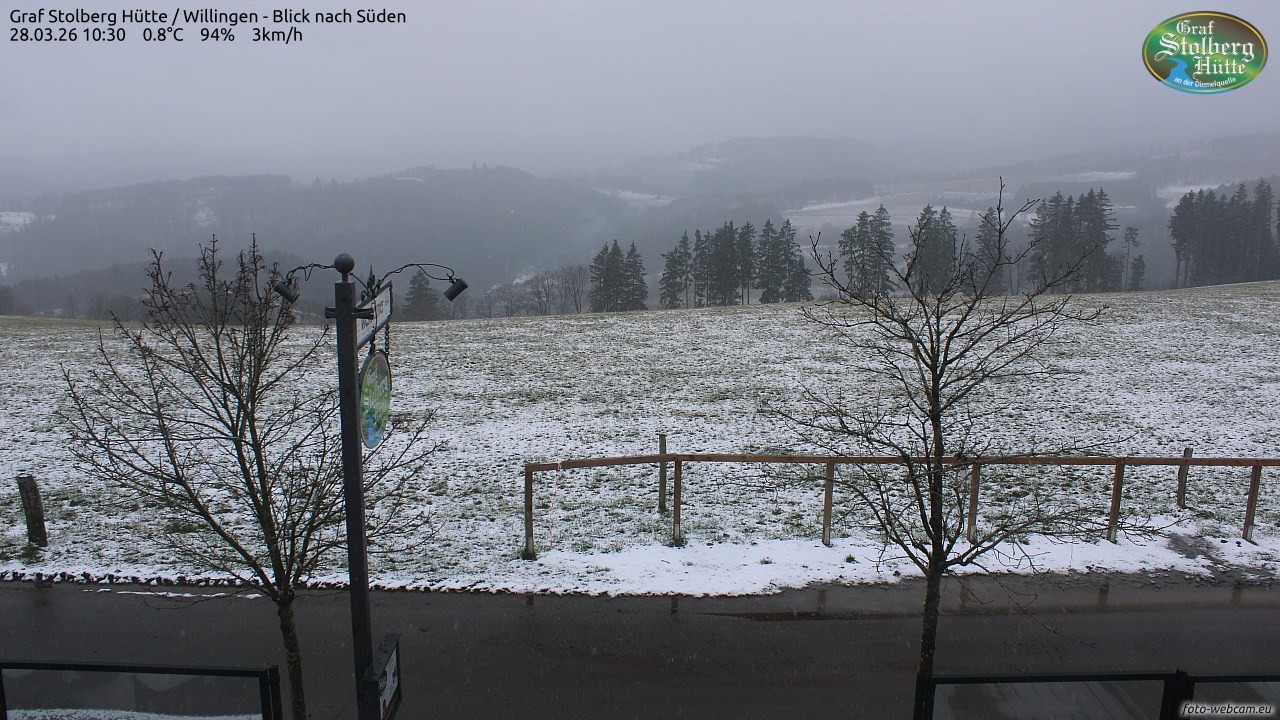 Archiv Foto Webcam Willingen: Graf Stolberg Hütte bei Usseln