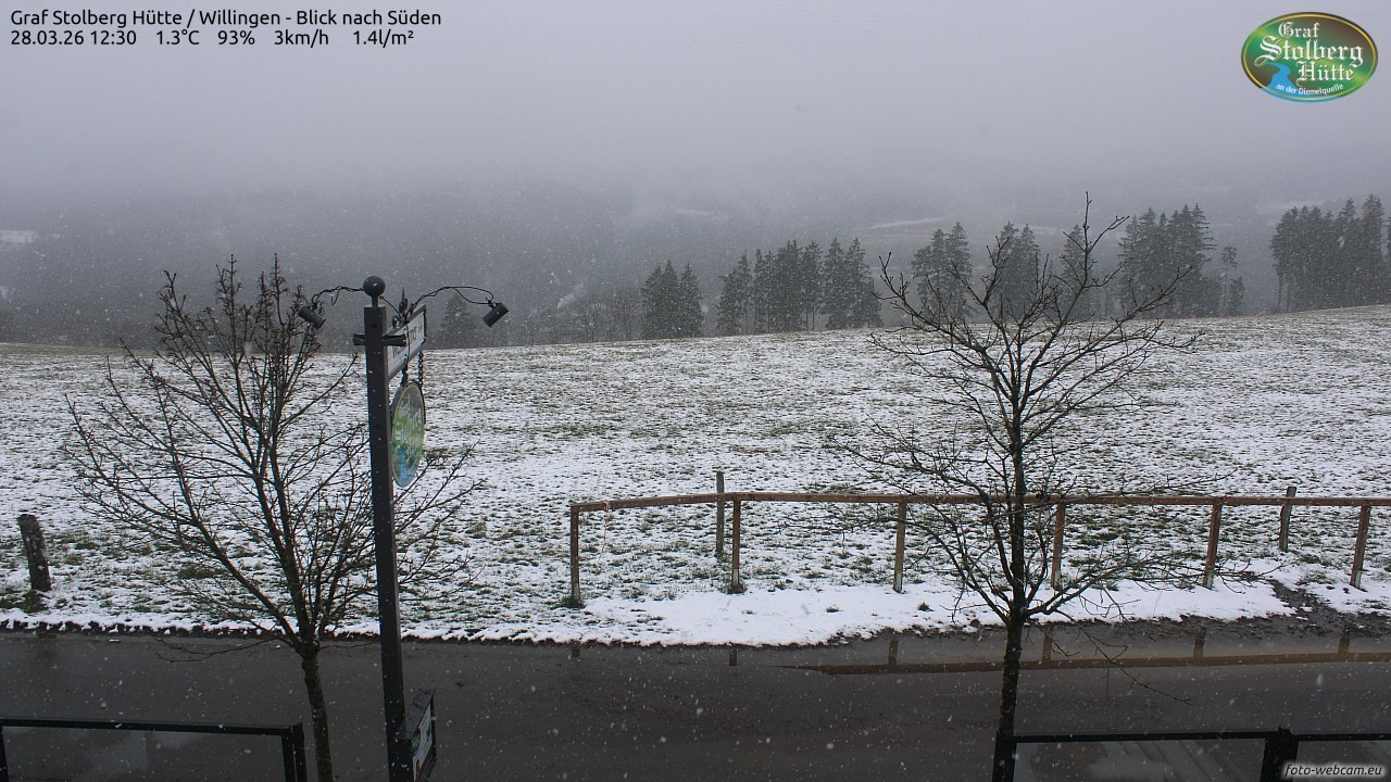 Archiv Foto Webcam Willingen: Graf Stolberg Hütte bei Usseln