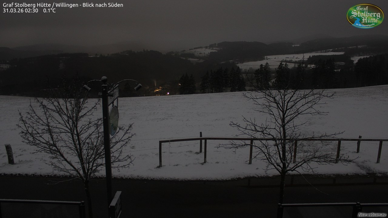 Archiv Foto Webcam Willingen: Graf Stolberg Hütte bei Usseln