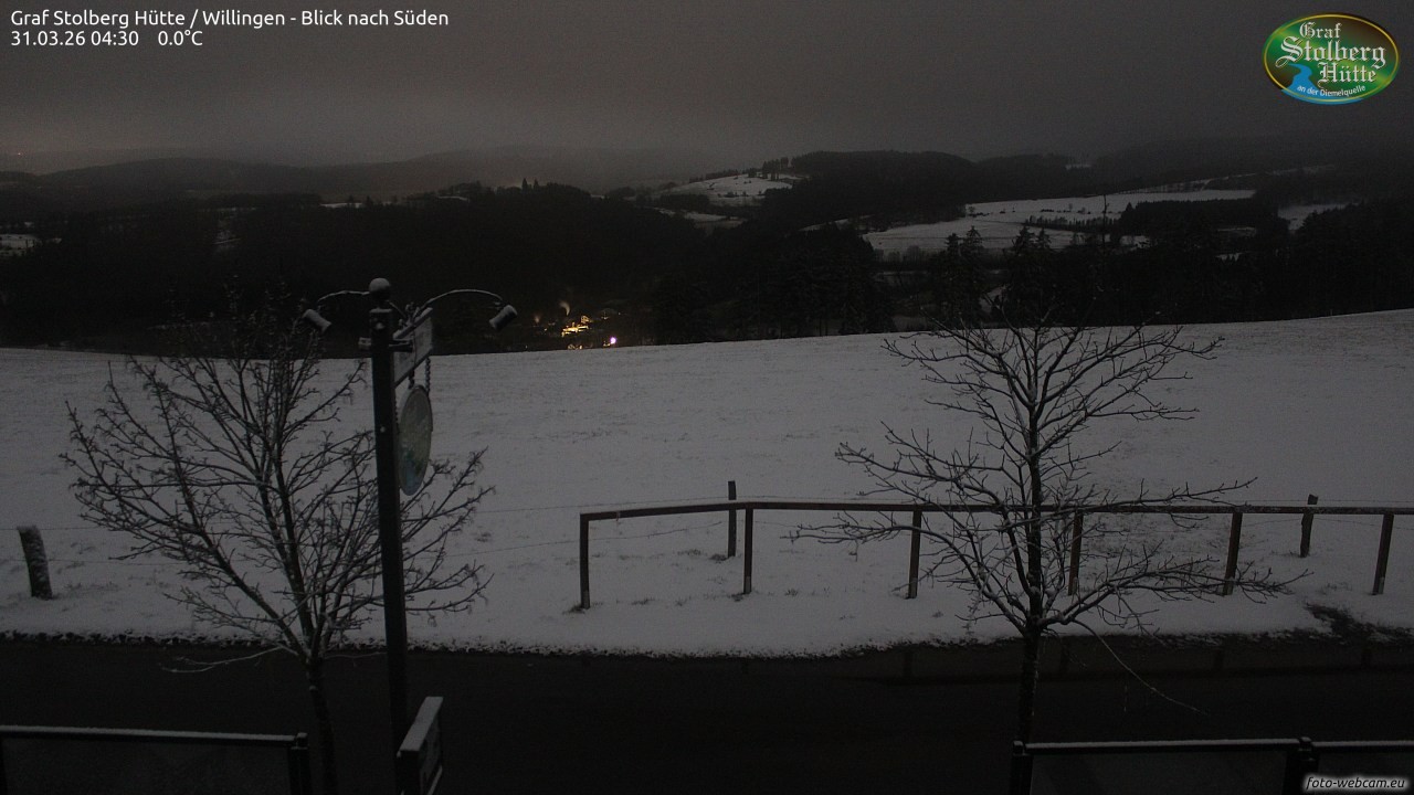 Archiv Foto Webcam Willingen: Graf Stolberg Hütte bei Usseln