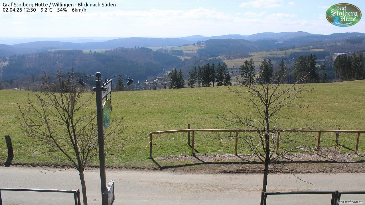 Archiv Foto Webcam Willingen: Graf Stolberg Hütte bei Usseln
