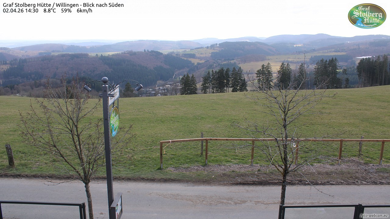 Archiv Foto Webcam Willingen: Graf Stolberg Hütte bei Usseln