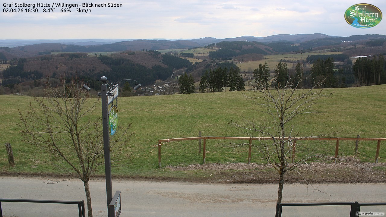 Archiv Foto Webcam Willingen: Graf Stolberg Hütte bei Usseln