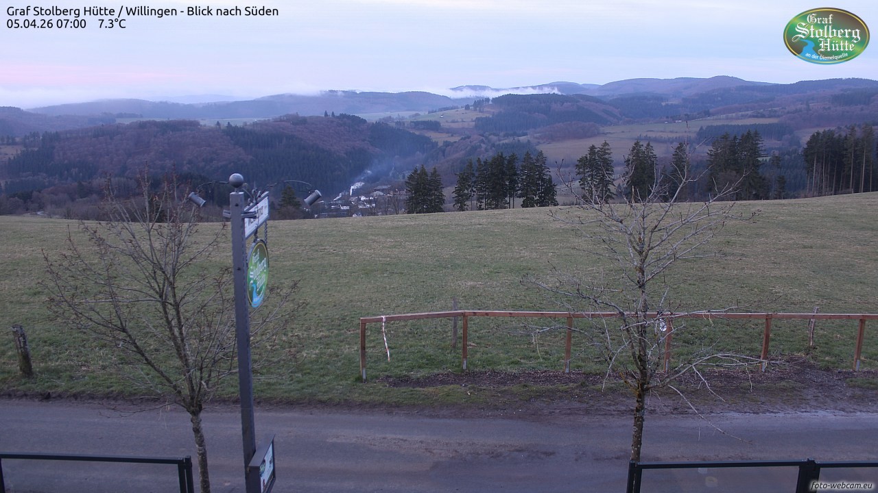 Archiv Foto Webcam Willingen: Graf Stolberg Hütte bei Usseln