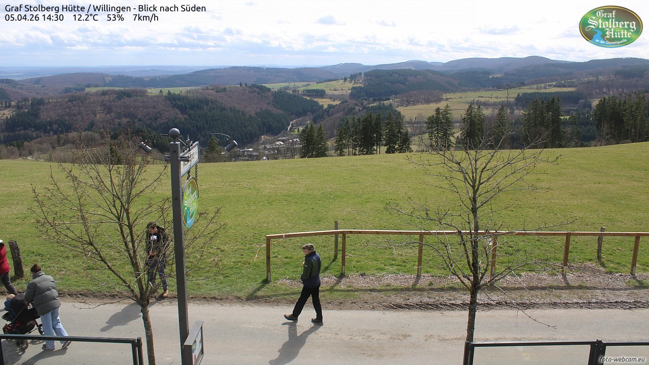 Archiv Foto Webcam Willingen: Graf Stolberg Hütte bei Usseln