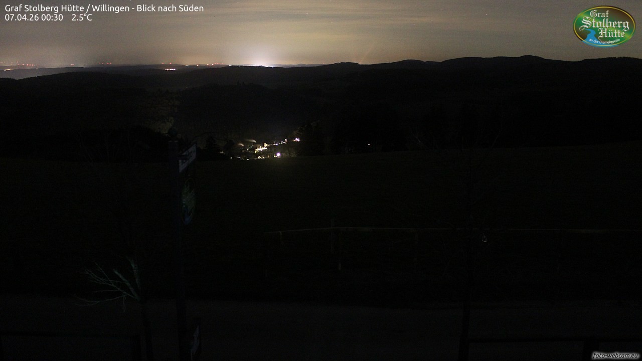 Archiv Foto Webcam Willingen: Graf Stolberg Hütte bei Usseln