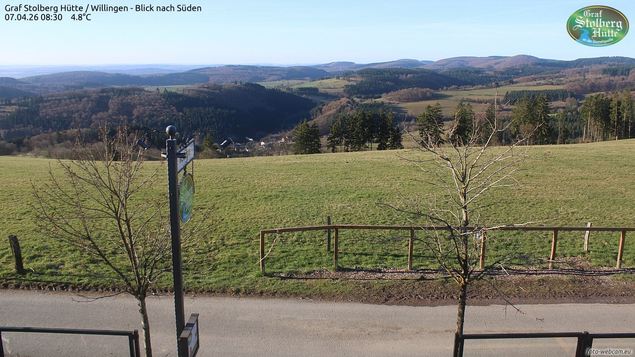Archiv Foto Webcam Willingen: Graf Stolberg Hütte bei Usseln