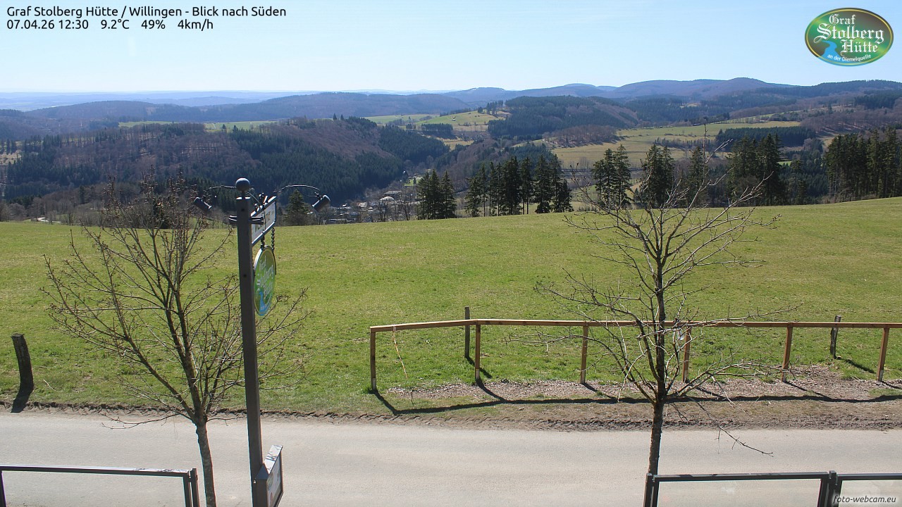 Archiv Foto Webcam Willingen: Graf Stolberg Hütte bei Usseln