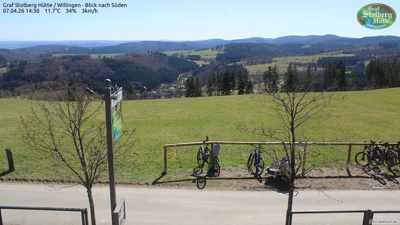 Archiv Foto Webcam Willingen: Graf Stolberg Hütte bei Usseln