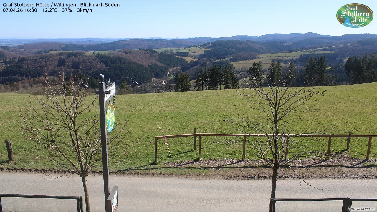 Archiv Foto Webcam Willingen: Graf Stolberg Hütte bei Usseln