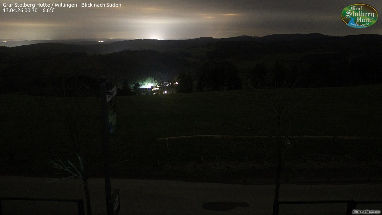 Archived image Webcam Mountain Hut Graf Stolberg near Willingen