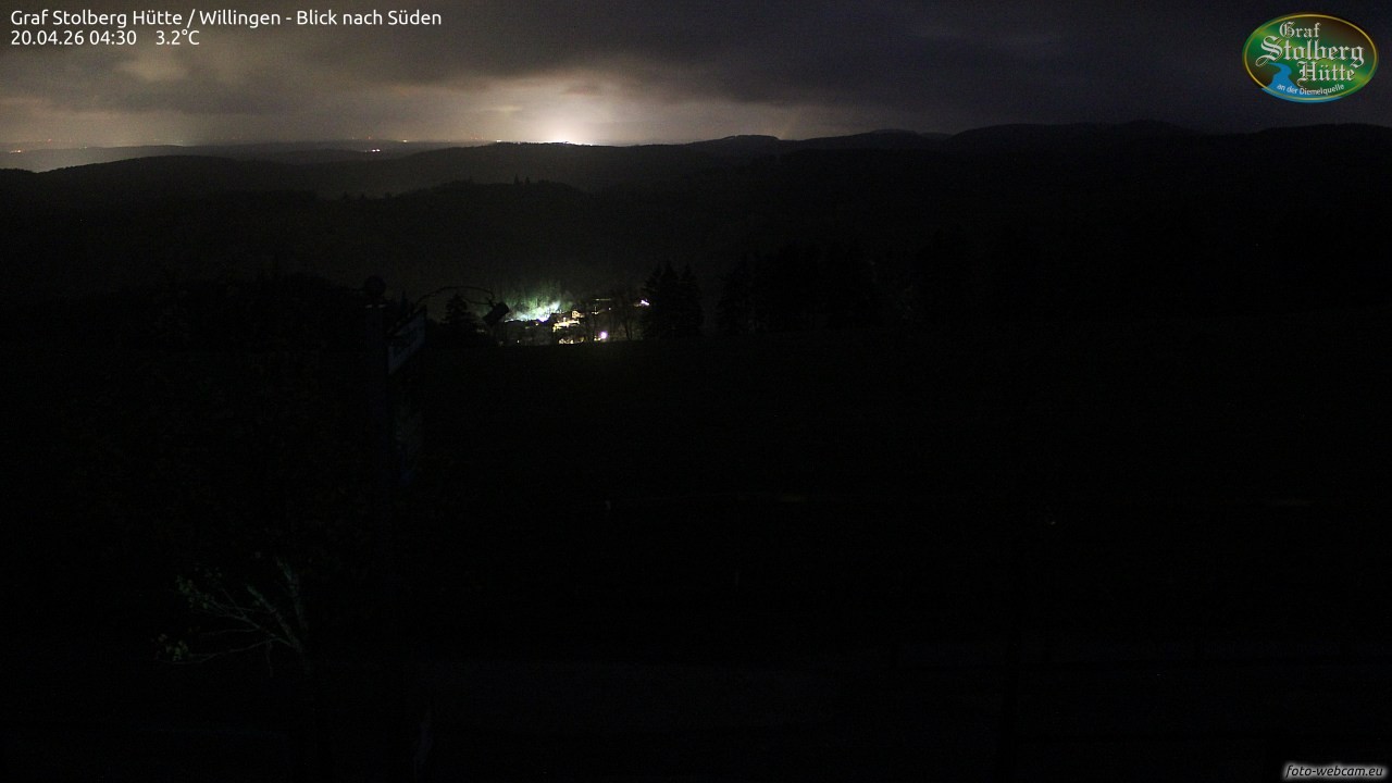 Archiv Foto Webcam Willingen: Graf Stolberg Hütte bei Usseln