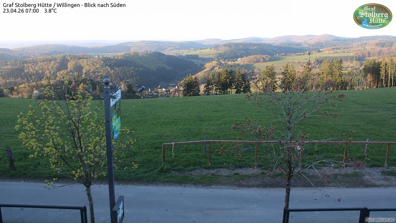 Archiv Foto Webcam Willingen: Graf Stolberg Hütte bei Usseln