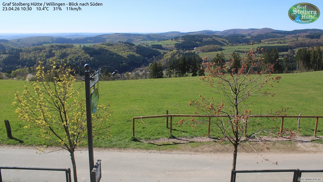 Archiv Foto Webcam Willingen: Graf Stolberg Hütte bei Usseln