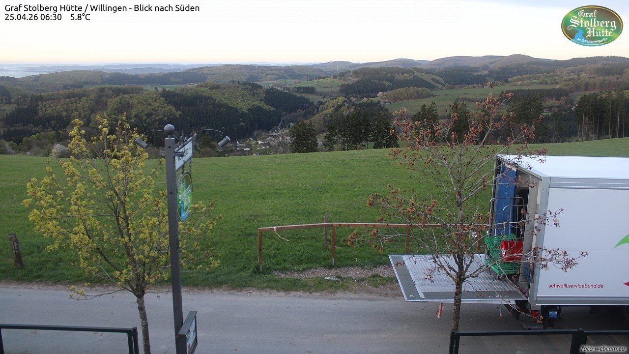 Archiv Foto Webcam Willingen: Graf Stolberg Hütte bei Usseln