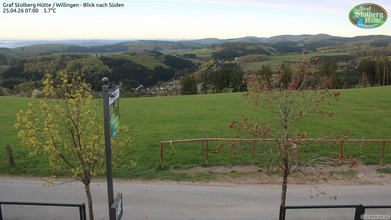 Archiv Foto Webcam Willingen: Graf Stolberg Hütte bei Usseln
