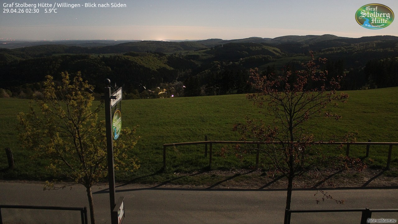 Archived image Webcam Mountain Hut Graf Stolberg near Willingen