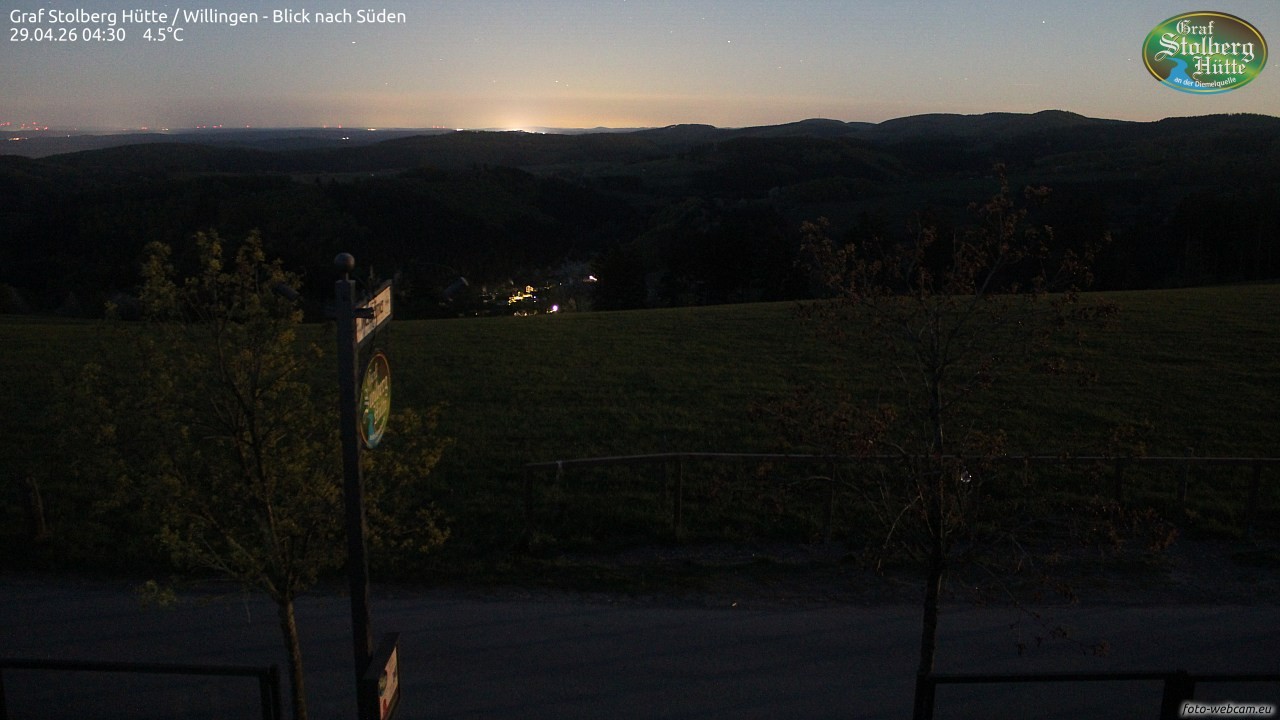 Archived image Webcam Mountain Hut Graf Stolberg near Willingen
